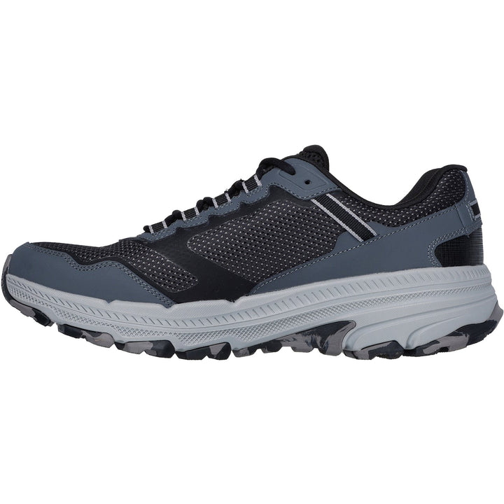 Men's Wide Fit Skechers 220754 Go Run Trail Altitude 2.0 Trainers in Olive/Black - Image 1