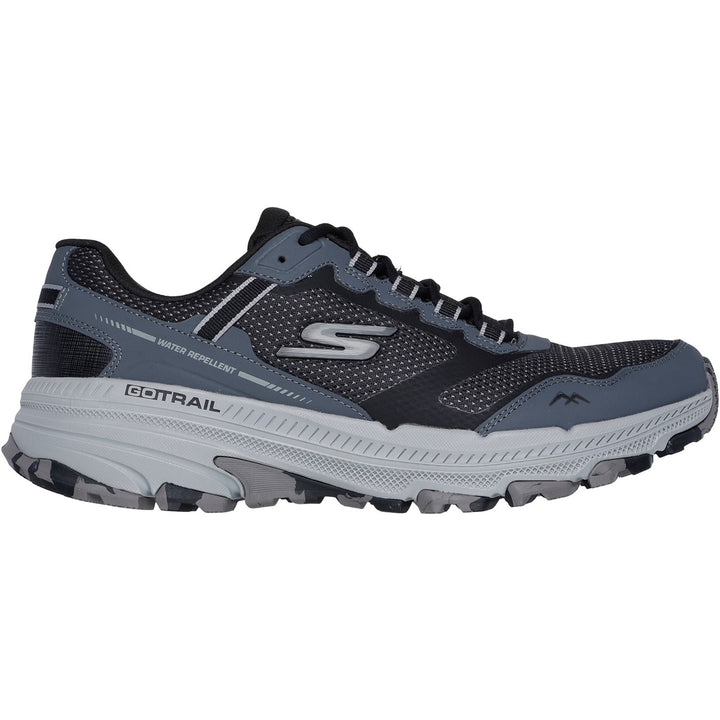 Men's Wide Fit Skechers 220754 Go Run Trail Altitude 2.0 Trainers in Olive/Black - Image 1
