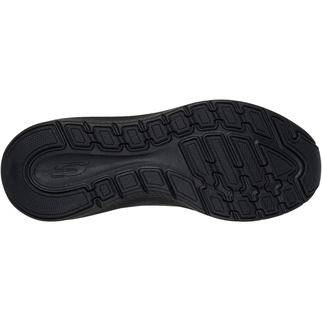 Womens Wide Fit Skechers 150051 2.0 Arch Fit Big League Trainers in Black/Black - Image 6