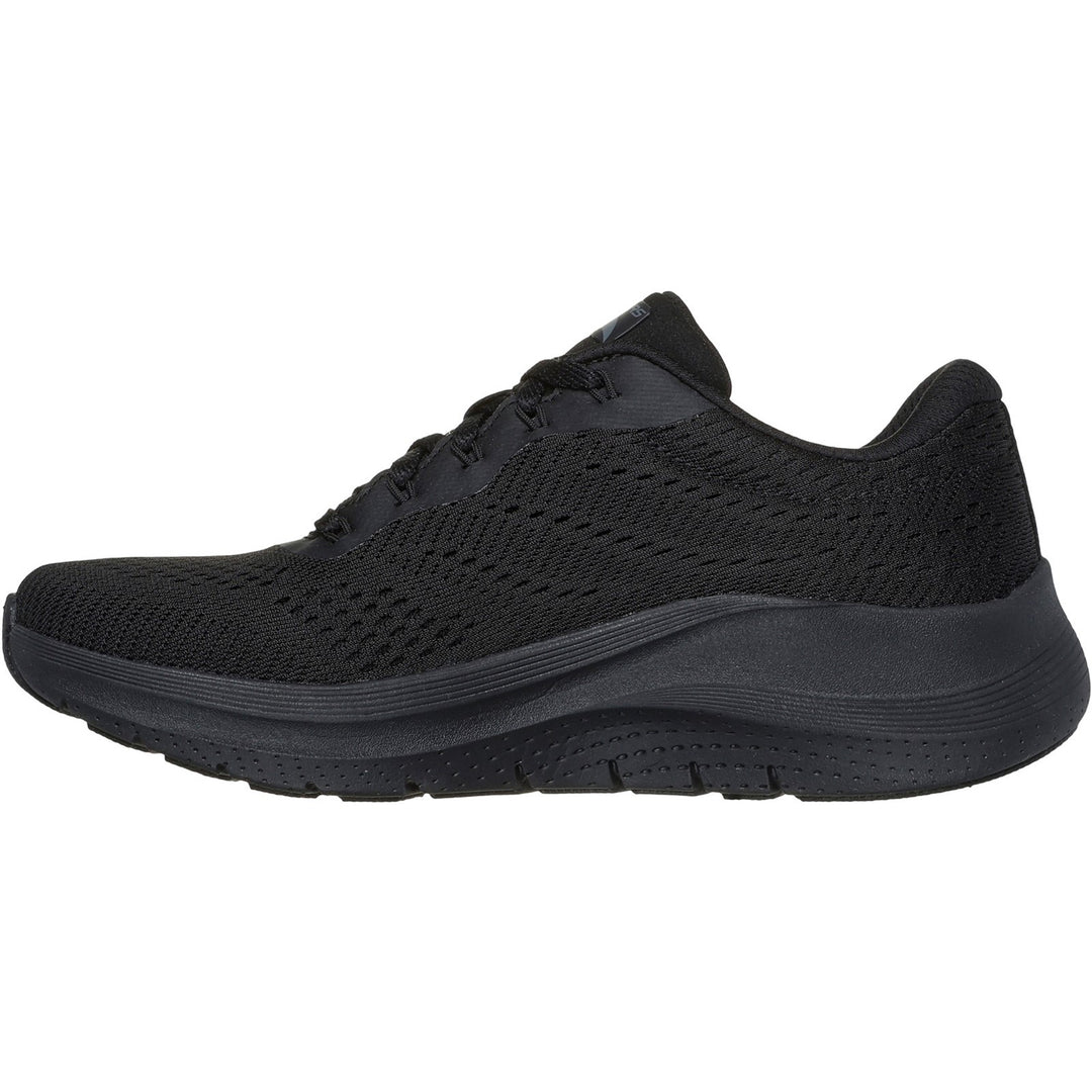 Womens Wide Fit Skechers 150051 2.0 Arch Fit Big League Trainers in Black/Black - Image 4