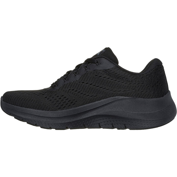 Womens Wide Fit Skechers 150051 2.0 Arch Fit Big League Trainers in Black/Black - Image 1