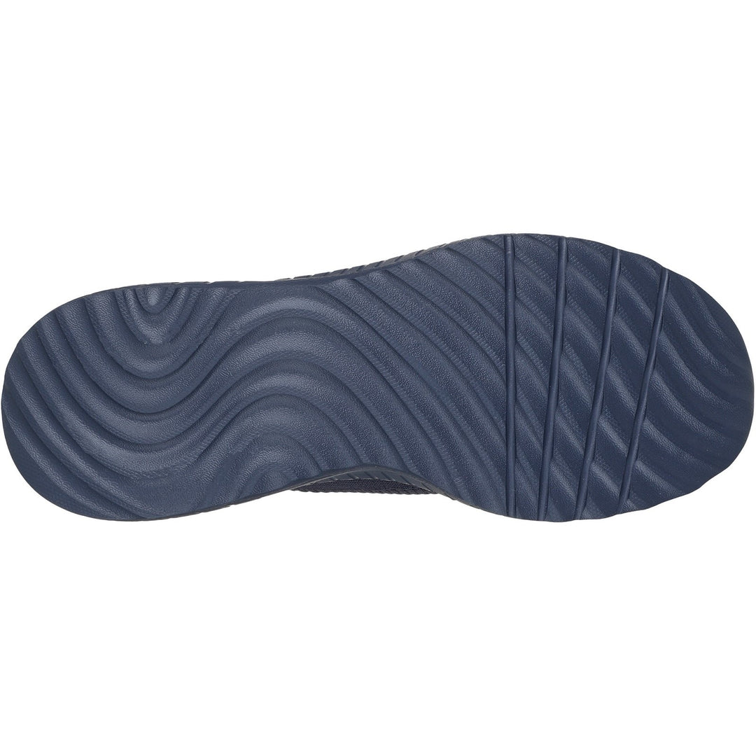 Women's Wide Fit Skechers Slip-ins 117497 Waves Bobs Sport Squad Trainers in Black - Image 13