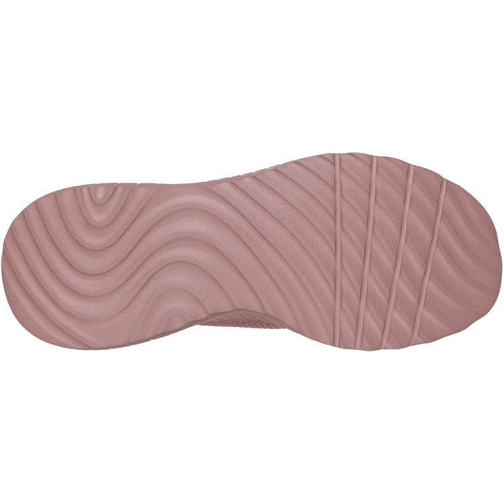Women's Wide Fit Skechers Slip-ins 117497 Waves Bobs Sport Squad Trainers in Black - Image 1