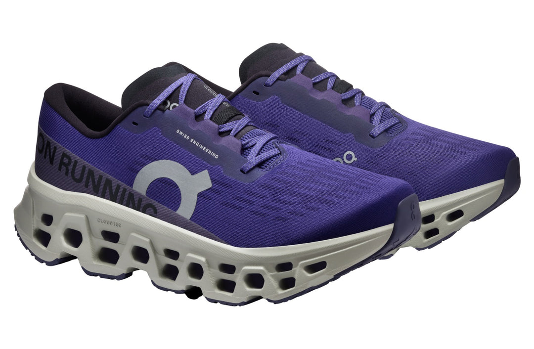 Mens Wide Fit On Cloudmonster 3 Trainers - Twilight White in Twilight White - Image 4
