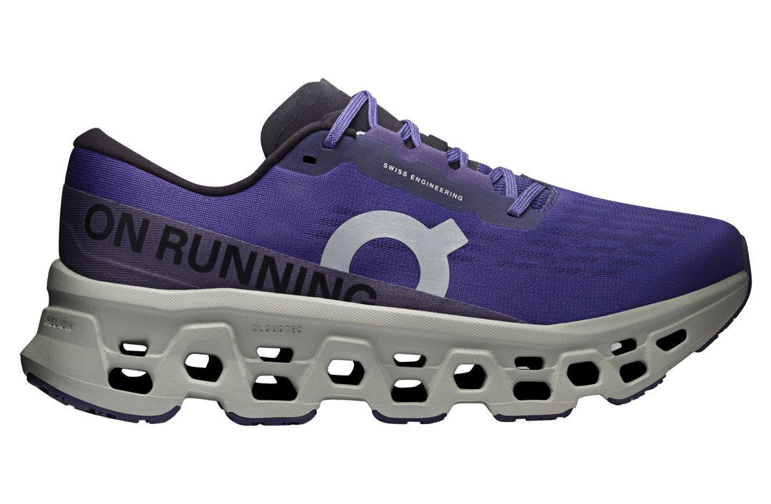 Mens Wide Fit On Cloudmonster 3 Trainers - Twilight White in Twilight White - Image 2