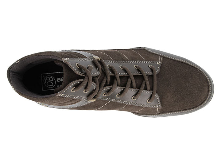 Mens Wide Fit DB Tilbrook Boots in Black Lea/Suede - Image 7