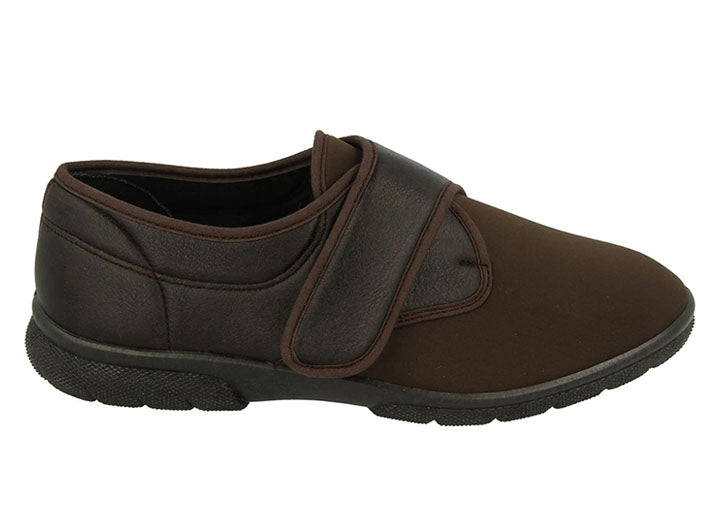 Mens Wide Fit DB Carlton Shoes in Black - Image 8