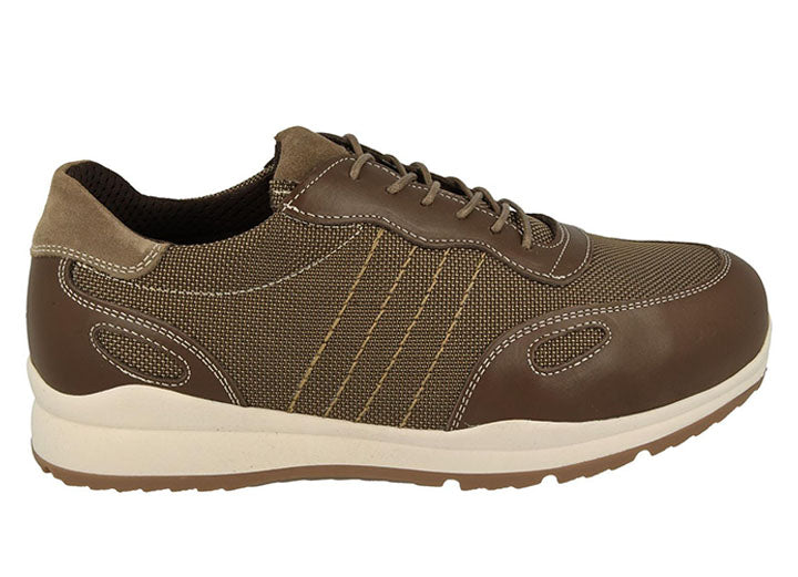 Mens Wide Fit DB Dawson Shoes in Navy - Image 1