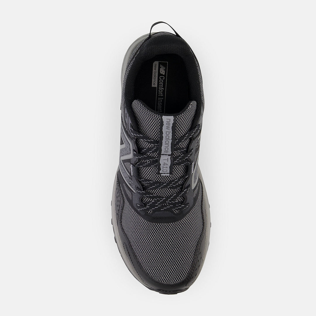 Men's Wide Fit New Balance MT410LB8 Trail Running Trainers in Black - Image 6