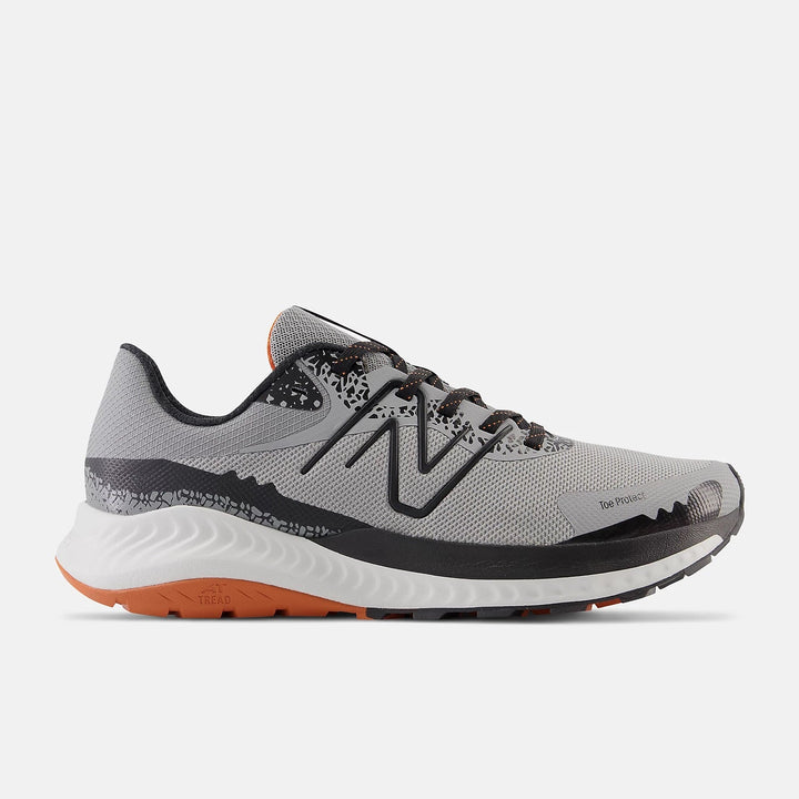 Women's Wide Fit New Balance MTNTRMG5 Dynasoft Nitrel V5 Trail Walking/Running Trainers in Grey/Black - Image 1