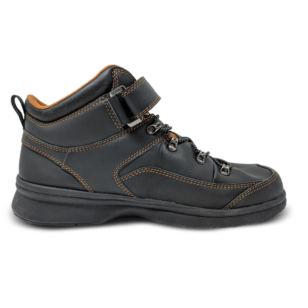 Womens Wide Fit I-Runner Pioneer Walking Boots in Black - Image 3