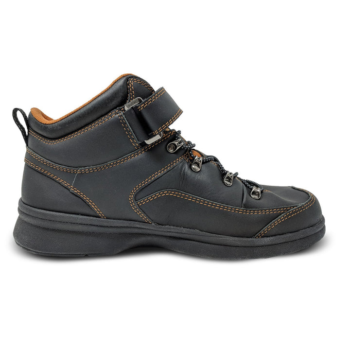 Womens Wide Fit I-Runner Pioneer Walking Boots in Black - Image 1