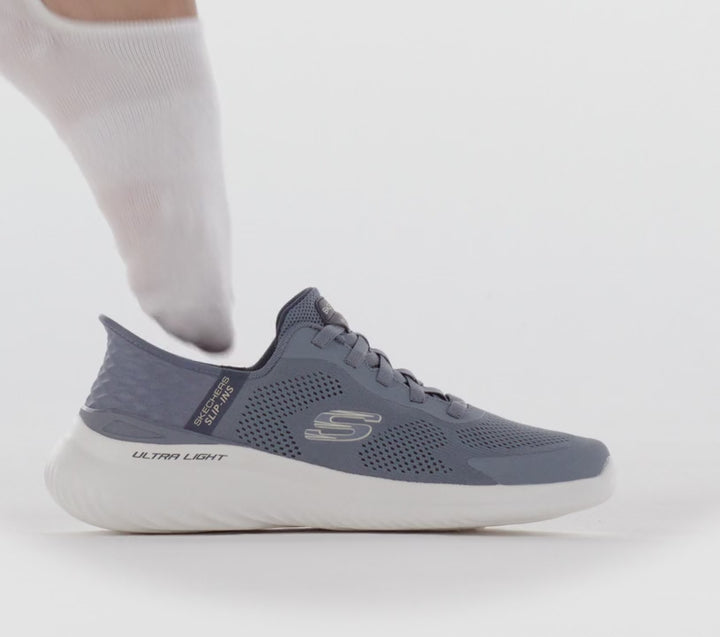 Men's Wide Fit Skechers Slip-ins 232459 Bounder 2.0 Emerged Trainers in Slate - Image 1