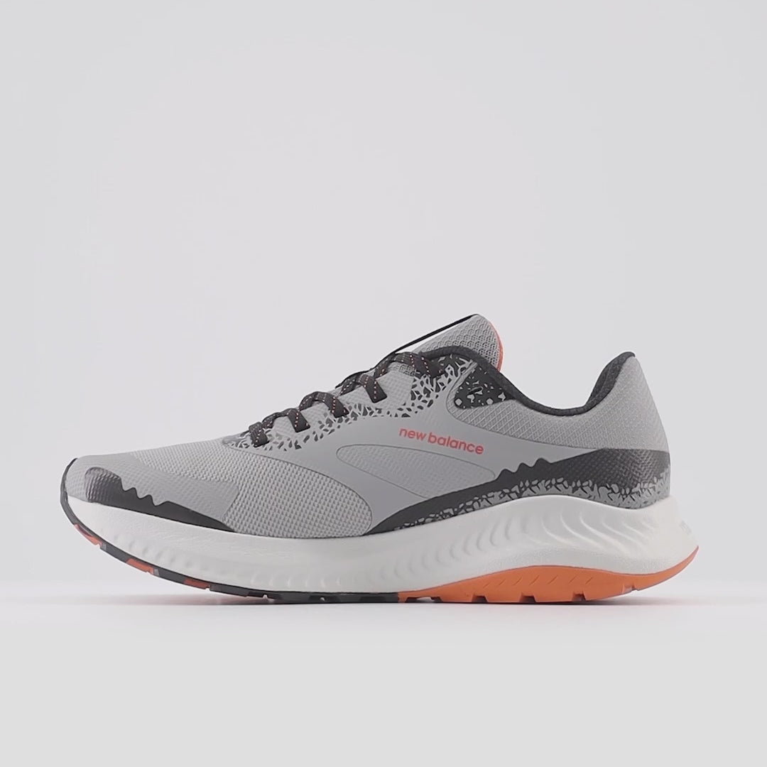 Women's Wide Fit New Balance MTNTRMG5 Dynasoft Nitrel V5 Trail Walking/Running Trainers in Grey/Black - Image 3