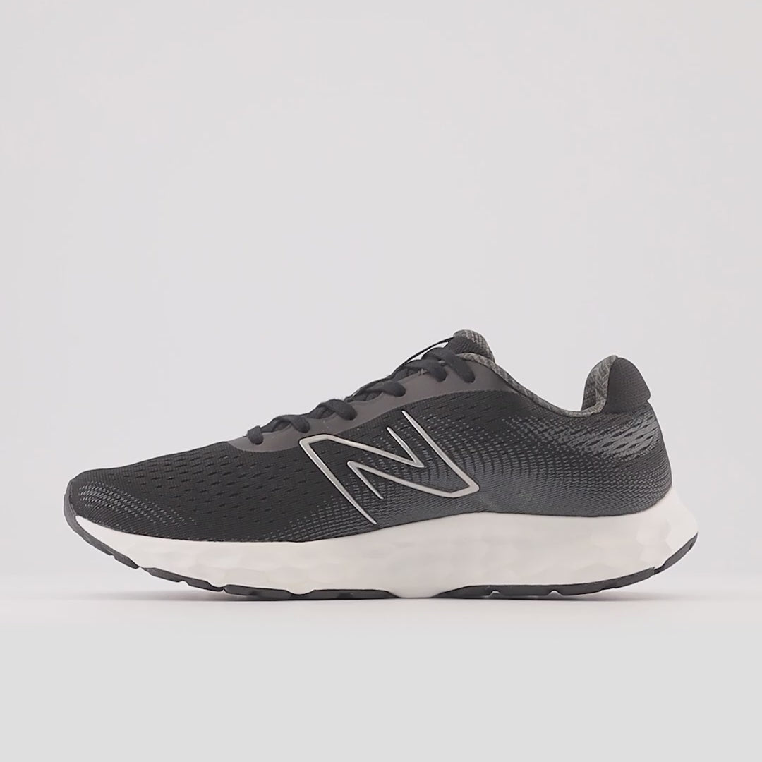 Women's Wide Fit New Balance M520LB8 Running Trainers in Black - Image 3
