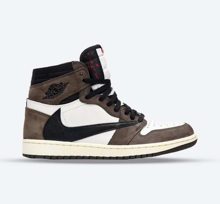 Men's Wide Fit Nike Jordan 1 Retro High Og Sp Boots in Mocha - Image 1
