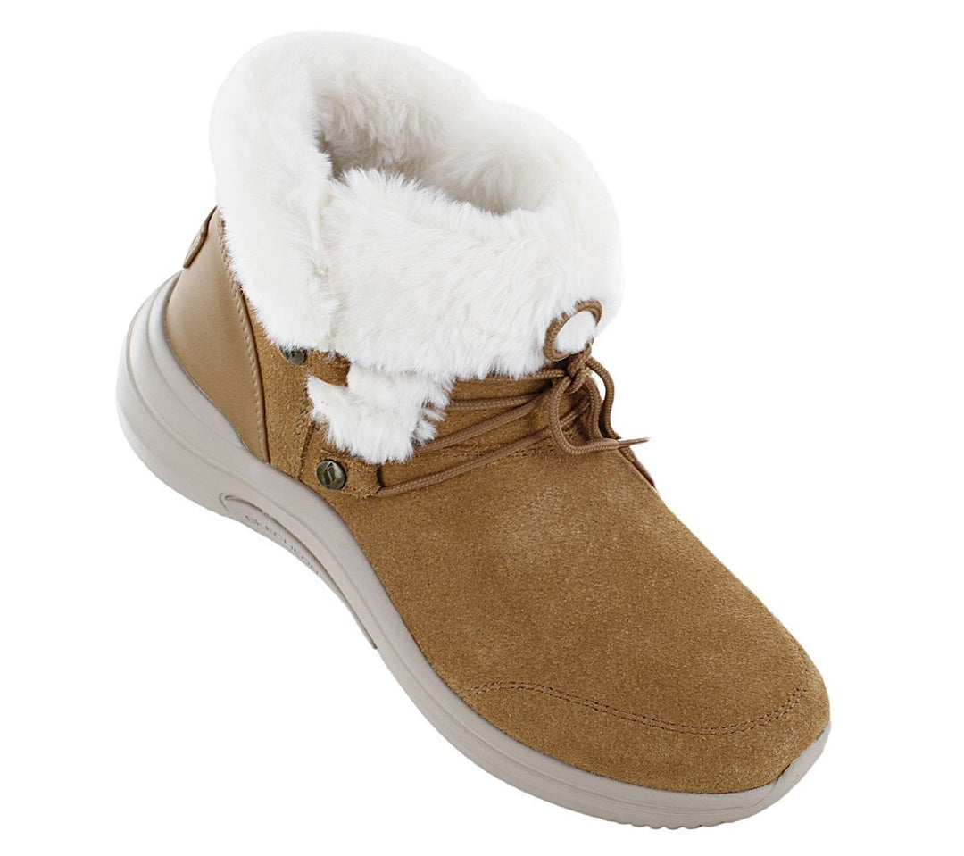 Women's Wide Fit Skechers 144271 On The Go Midtown - Goodnatured Boots in Black - Image 9