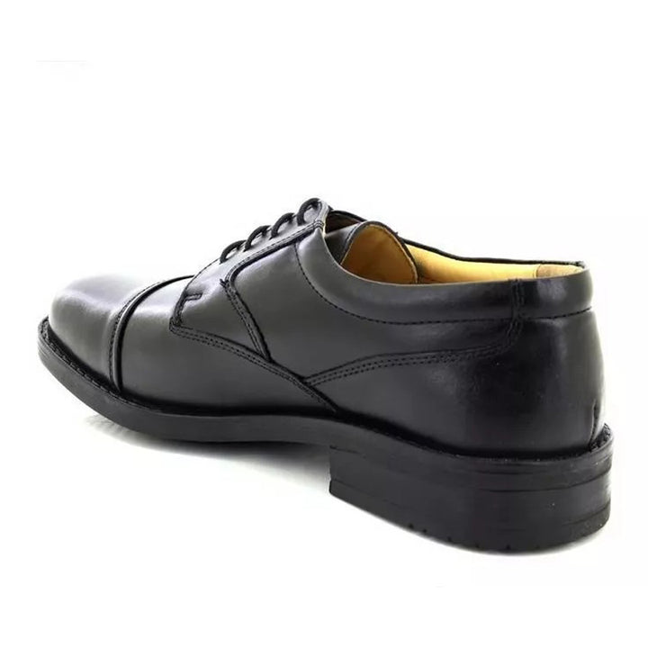 Men's Wide Fit Roamers M247A Shoes in Black Leather - Image 1