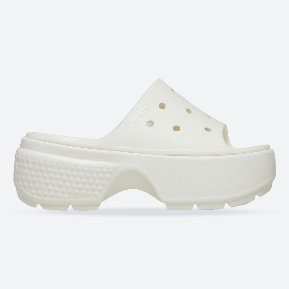 Men's Crocs 209346 Stomp Slippers in Chalk - Image 1