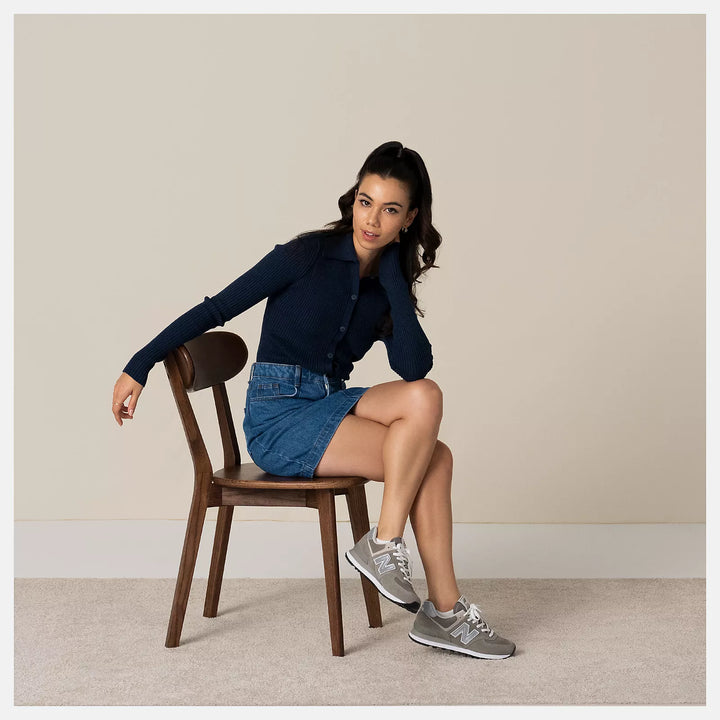 Women's Wide Fit New Balance ML574 Walking/Running Trainers - Exclusive ENCAP