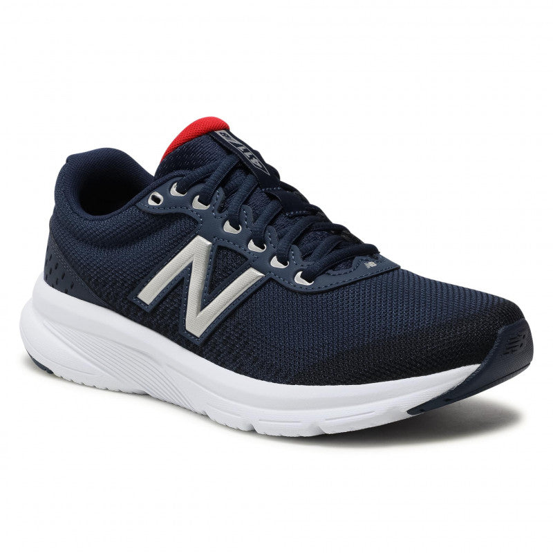 Womens Wide Fit New Balance M411LN2 Walking and Running Trainers in Navy - Image 3