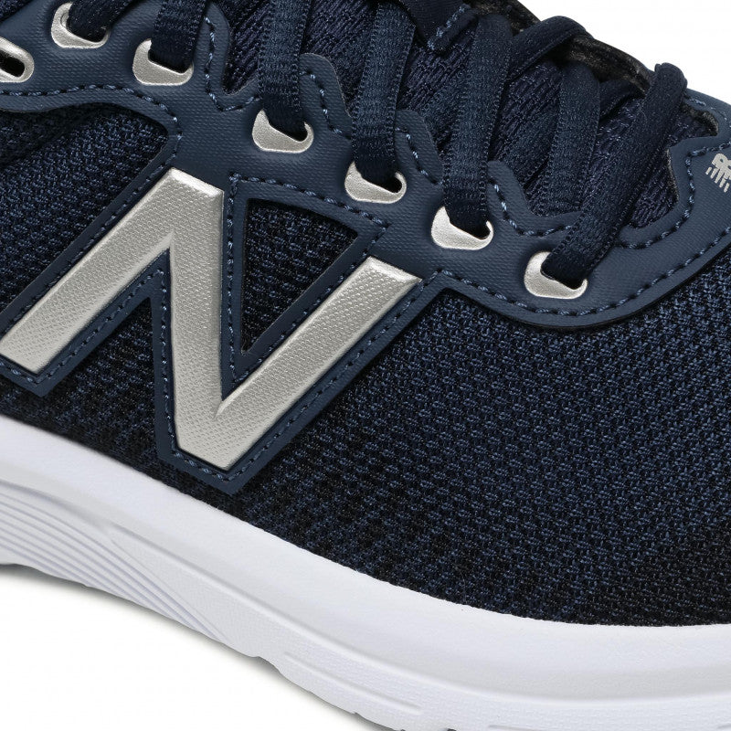 Womens Wide Fit New Balance M411LN2 Walking and Running Trainers in Navy - Image 5