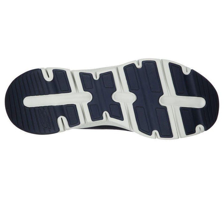 Mens Wide Fit Skechers 232040 Arch Fit Walking Trainers in Black - Image 1