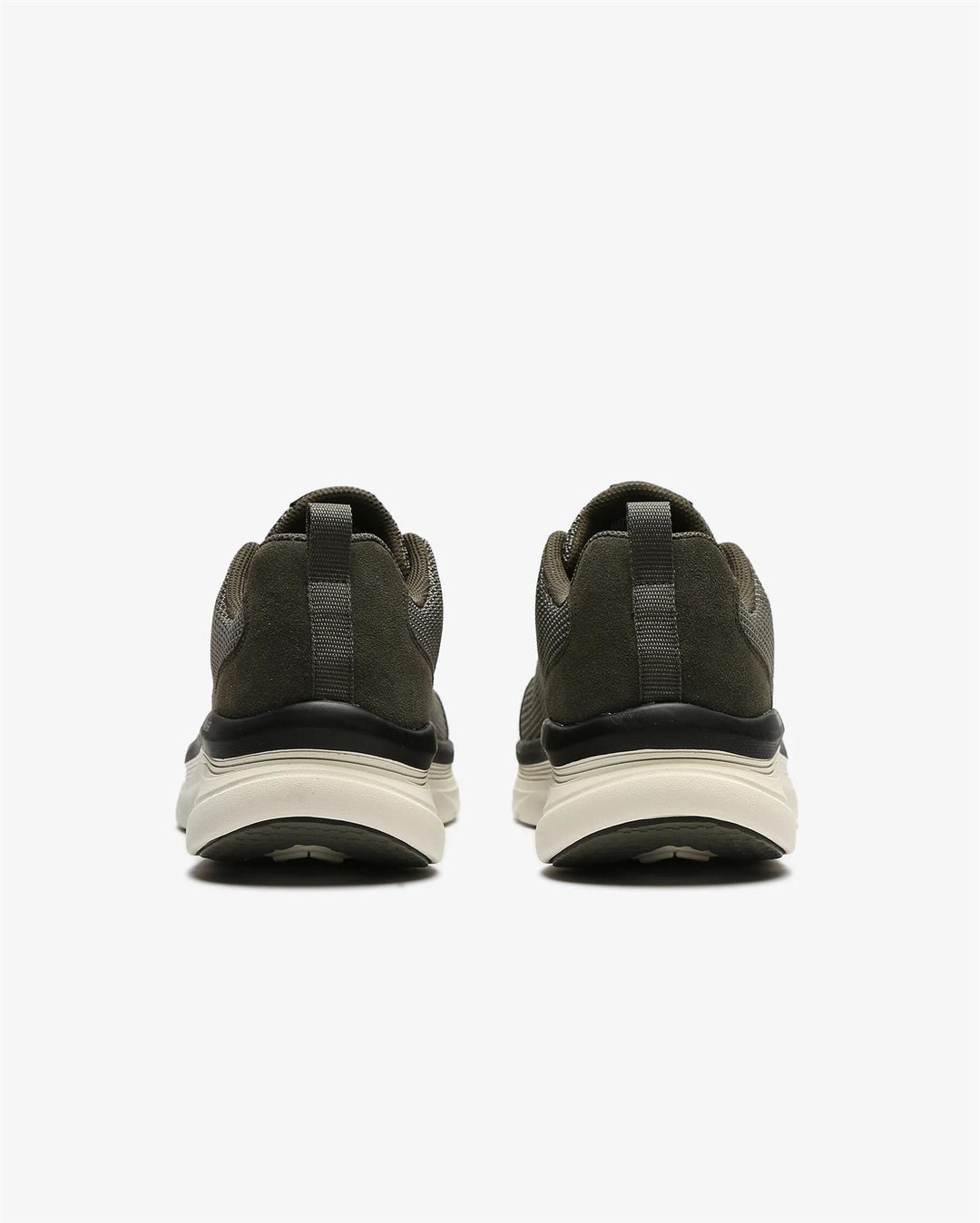 Men's Wide Fit Skechers Bersaga 232263 D'lux Walking Trainers in Olive - Image 8