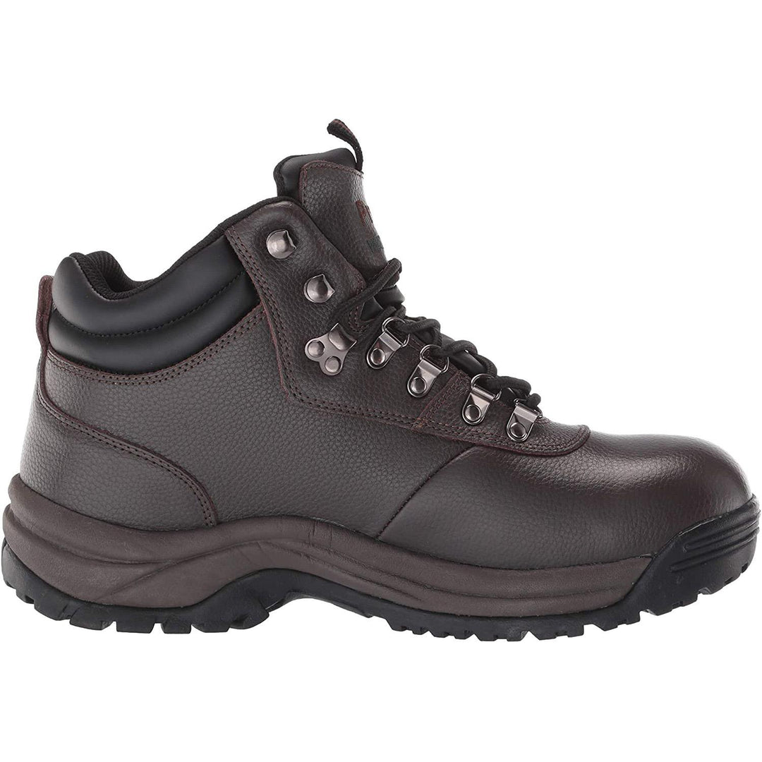 Mens Wide Fit Propet M3188BRO Cliff Walker Boots in Bronco&Brown - Image 2