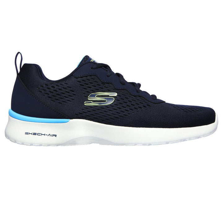 Men's Wide Fit Skechers 232291 Air Dynamight Tuned Up Walking Trainers in Navy - Image 1