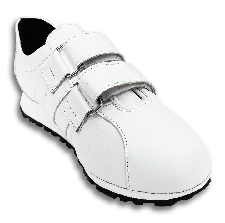 Mens Wide Fit Reed Venus Trainers in Black - Image 1