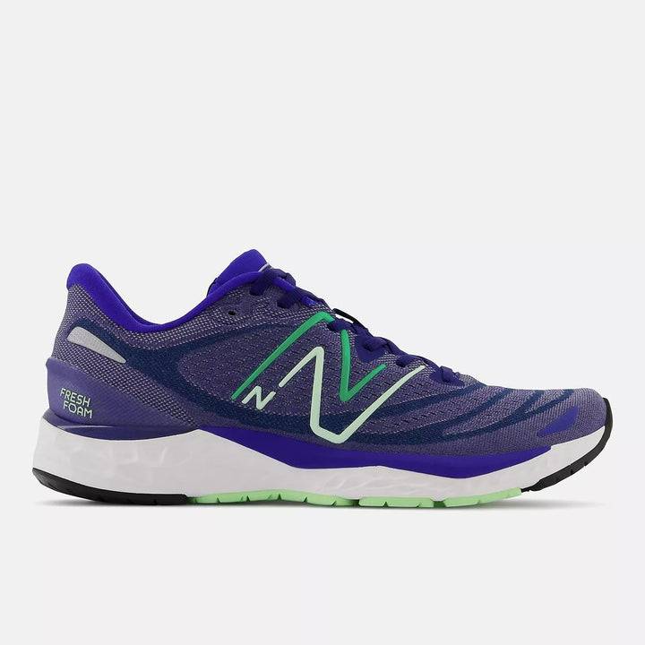 Women's Wide Fit New Balance MSOLVPW4 Running/Walking Trainers - Blue/Grey in Blue/Grey - Image 1