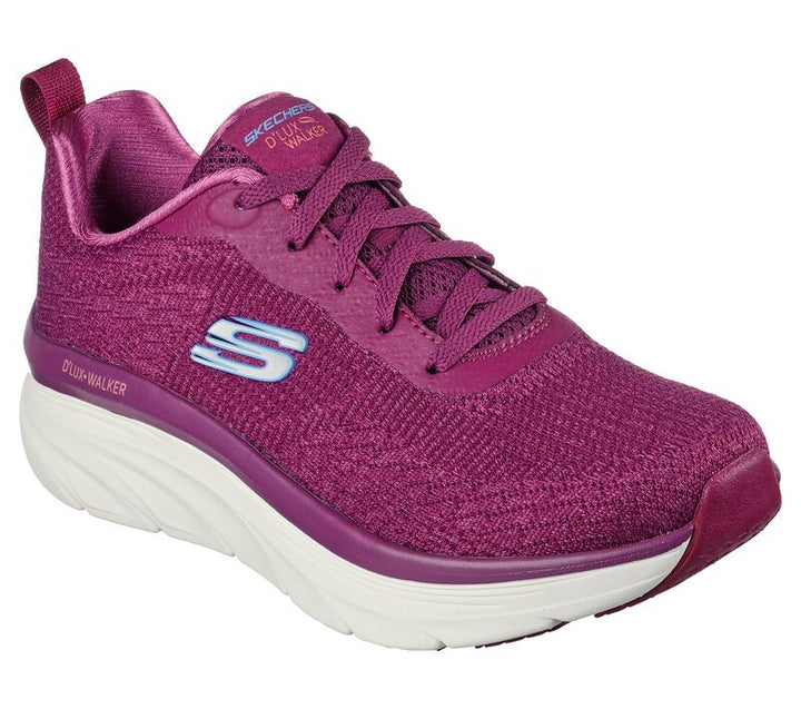 Women's Wide Fit Skechers 149815 Daily Beauty D'lux Vegan Walker Trainers in Black - Image 1