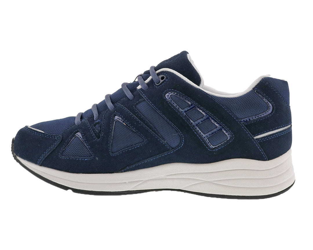 Mens Wide Fit Drew Energy Trainers in Navy - Image 4