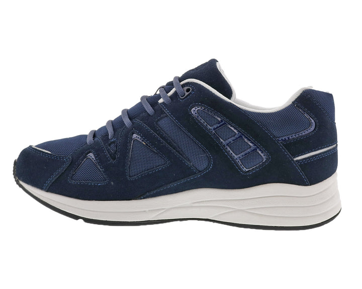 Mens Wide Fit Drew Energy Trainers in Navy - Image 1