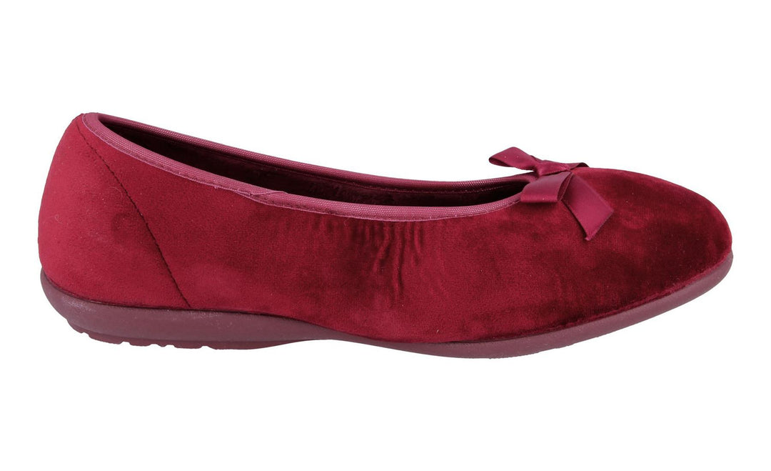 Womens Wide Fit DB Thetford Slippers in Black - Image 13