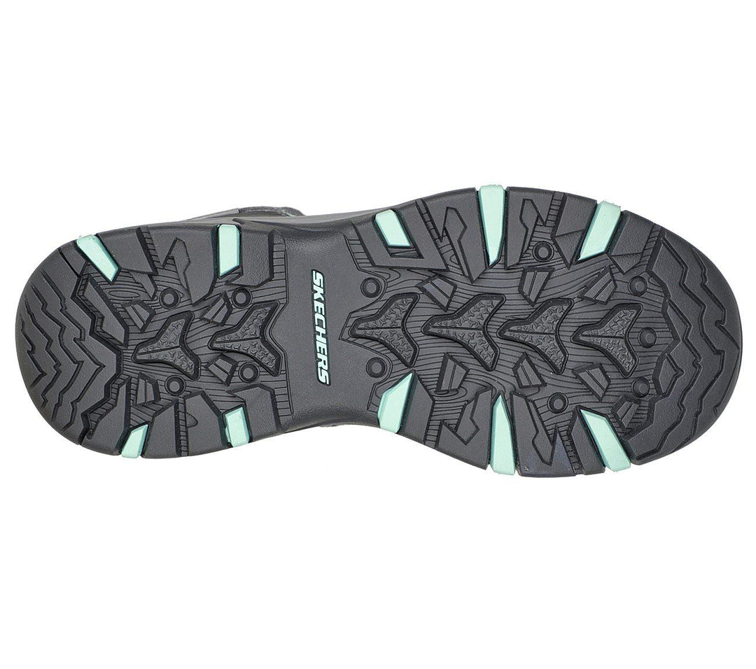 Womens Wide Fit Skechers 158351 Trego Vegan Waterproof Hiking Boots in Grey/Multi - Image 6