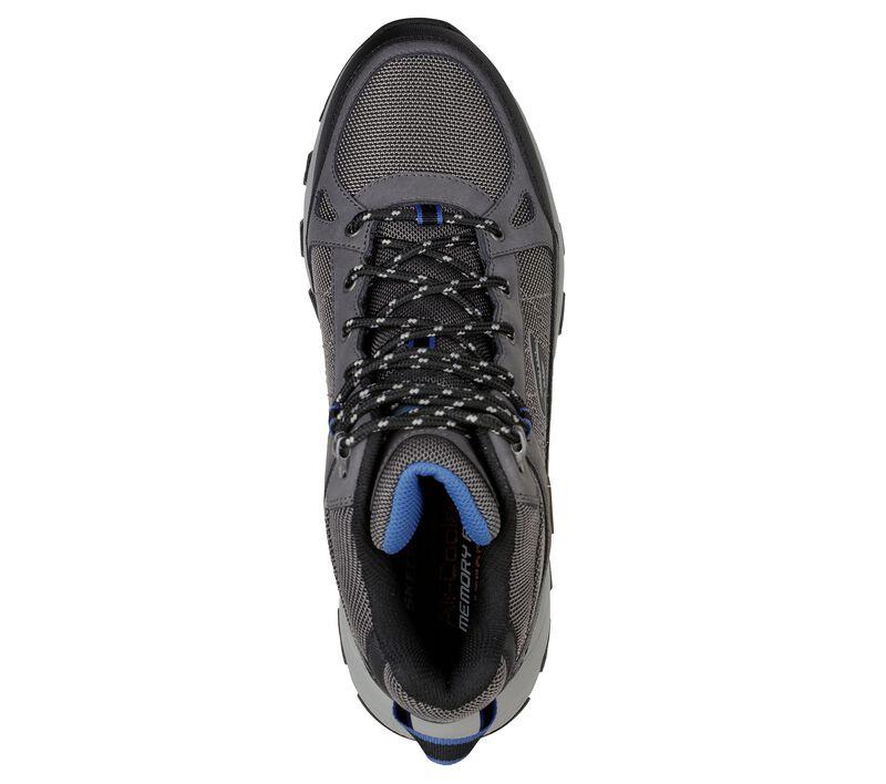 Men's Wide Fit Skechers 204477 Selmen Melano Hiking Boots - Grey in Grey - Image 5