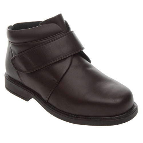Men's Wide Fit Cosyfeet Alfie Boots in black - Image 1