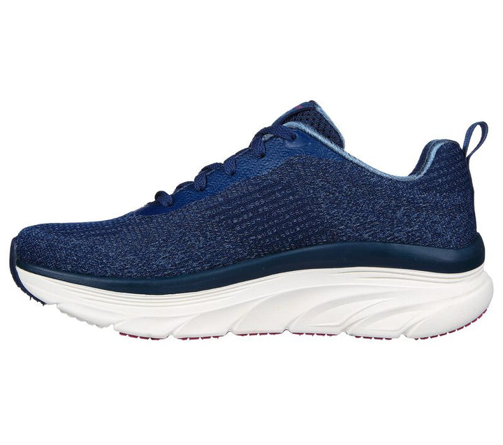 Women's Wide Fit Skechers 149815 Daily Beauty D'lux Vegan Walker Trainers in Black - Image 1