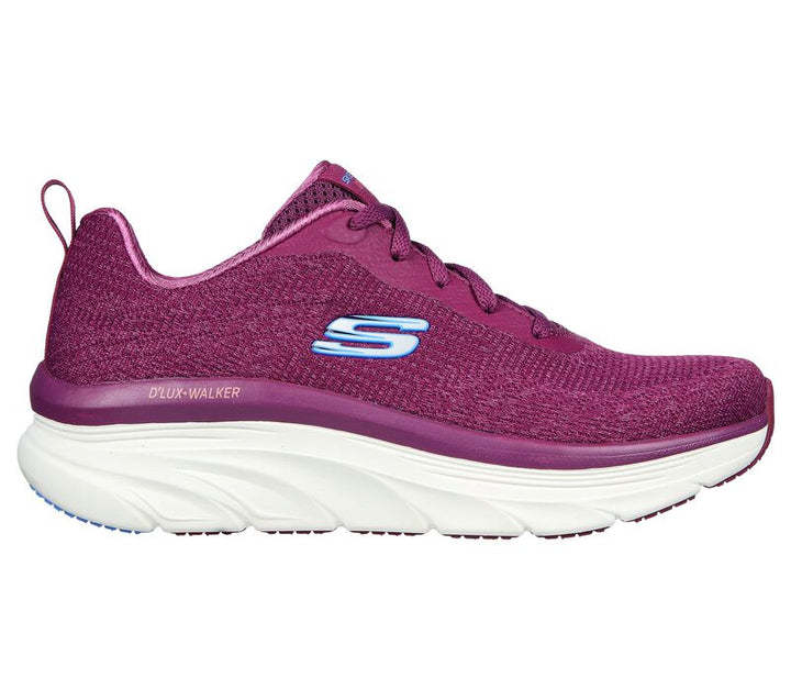 Women's Wide Fit Skechers 149815 Daily Beauty D'lux Vegan Walker Trainers in Black - Image 1