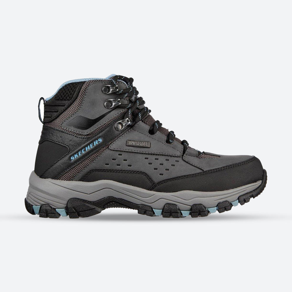 Women's Wide Fit Skechers 2E |Relaxed Fit| 158257 Selmen Hiking Waterproof Outdoor Boots in Chocolate - Image 4