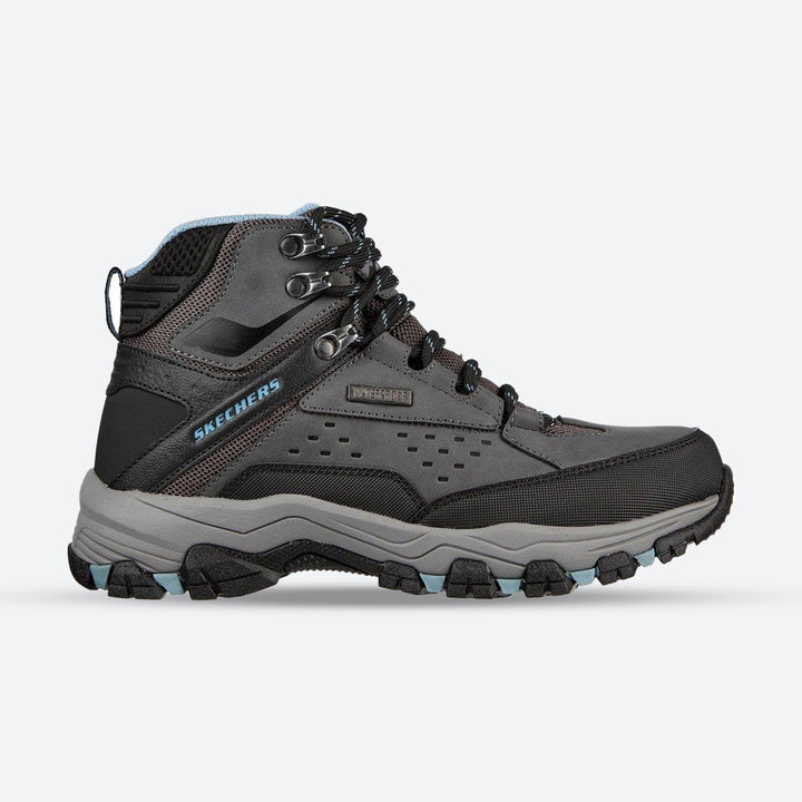 Women's Wide Fit Skechers 2E |Relaxed Fit| 158257 Selmen Hiking Waterproof Outdoor Boots in Chocolate - Image 1