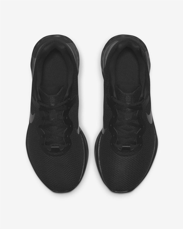 Women's Wide Fit Nike DD8475-001 Revolution 6 Running Trainers in Black/Dark Smoke Grey - Image 1