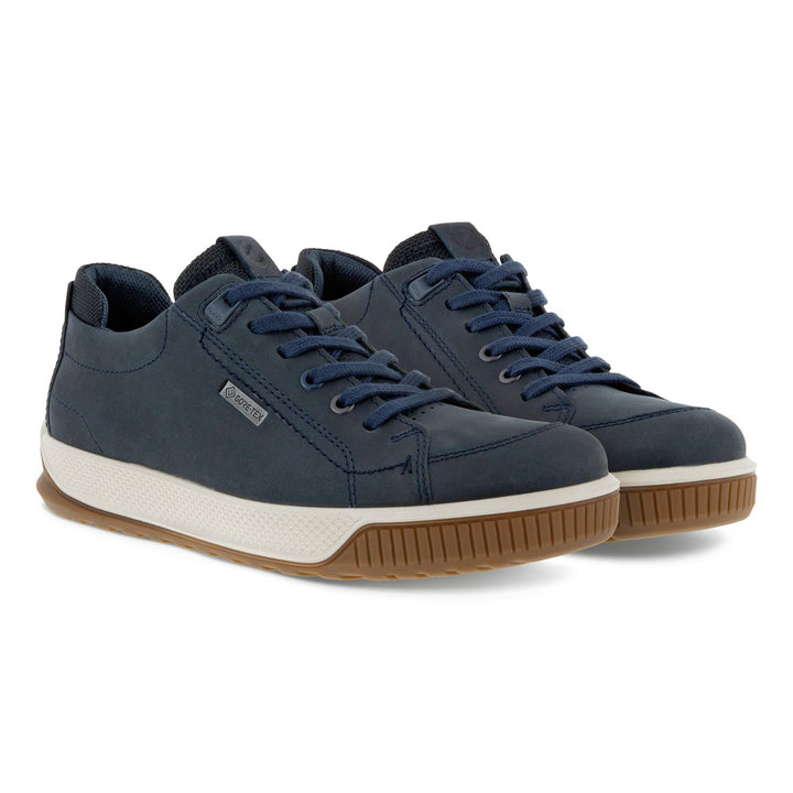 Men's Wide Fit ECCO Byway Tred GORE-TEX Shoes in Black - Image 1