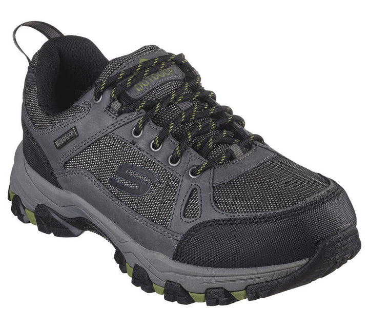 Men's Relaxed Fit Skechers Selmen Cormack - 204427 Hiking Trainers in Charcoal - Image 1
