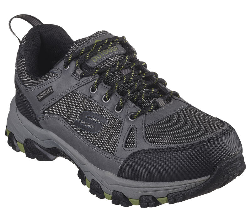 Men's Relaxed Fit Skechers Selmen Cormack - 204427 Hiking Trainers - Charcoal in Charcoal - Image 3