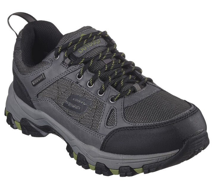 Men's Relaxed Fit Skechers Selmen Cormack - 204427 Hiking Trainers - Charcoal in Charcoal - Image 1