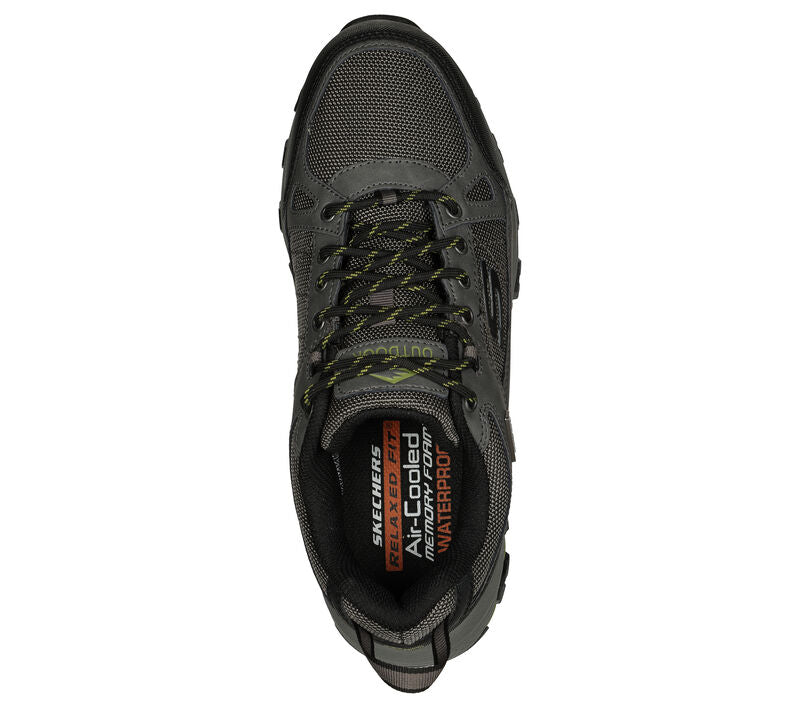 Men's Relaxed Fit Skechers Selmen Cormack - 204427 Hiking Trainers - Charcoal in Charcoal - Image 5