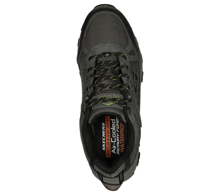 Men's Relaxed Fit Skechers Selmen Cormack - 204427 Hiking Trainers - Charcoal in Charcoal - Image 1